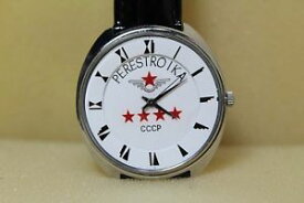 【送料無料】raketa quartz big zero watch soviet ussr russian wristwatch men perestroika
