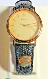 【送料無料】1999 mens bulova t9 quartz wristwatch gold tone fresh battery