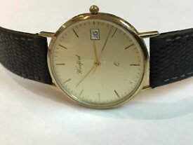 【送料無料】men’s 9ct gold datejust wristwatch woodford working order