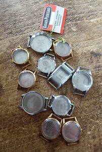 �y���������zjob lot of ladies vintage watch cases nos girard perregaux longines zenith