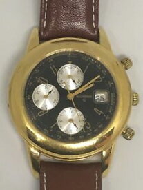【送料無料】bucherer quartz 26 jewel chronograph watch, working and good condition