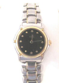 【送料無料】ebel 1911 stainless steel amp; 18k gold ladies wrist watch swiss quartz