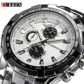 【送料無料】brand luxury full steel watch men business casual quartz military gifts for him