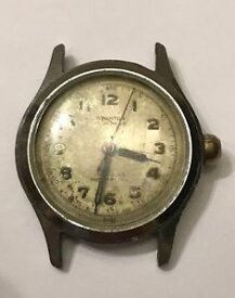 【送料無料】antique vintage branton incabloc 17j swiss military mens wrist watch bye