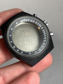 【送料無料】vintage zenith chronograph 146hp watch cassa orologio pvd screw case ultra rare