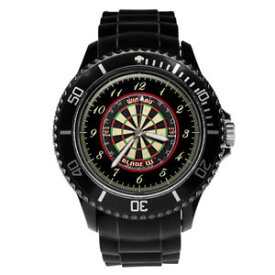 【送料無料】darts dartboard mens gents mens wrist watch engraving birthday gift