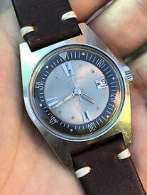 【送料無料】1960s aquastar geneve automatic vintage mens diver watch as 1701 37mm steel