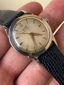 【送料無料】vintage tissot watch orologio bumper screw case very beatiful rare