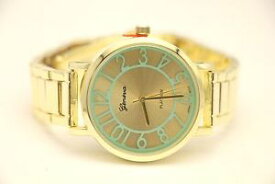 【送料無料】saphire watch, glamorous d jewelry, gold, turquoise