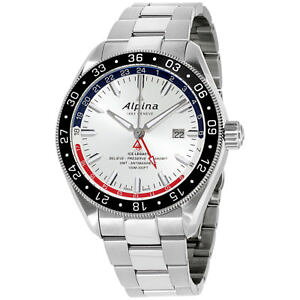 �y���������znib alpina alpiner 4 gmt automatic watch, 44mm, limited ed, msrp 2495, 10 pic