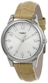 【送料無料】 timex t2p128 classics womens analog steel watch leather strap