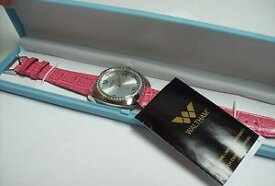 【送料無料】ladies waltham watch in blue box pink leather