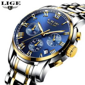 【送料無料】fashion business quartz watch men sport full steel waterproof wristwatch gift