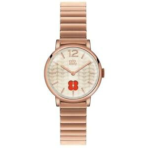 �y���������zorla kiely frankie ladies rose gold plated bracelet watch ok4006oknp