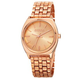 【送料無料】womens august steiner as8186rg classic quartz rosetone alloy bracelet watch
