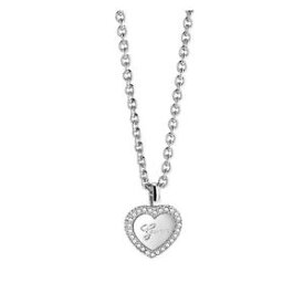 【送料無料】collana guess jewels silver con cuore e swarovski refubn21523