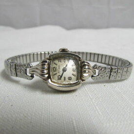 【送料無料】vintage bulova 17j 10k rolled gold plate ladies wrist watch running look