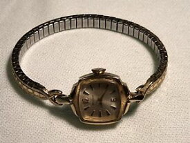 【送料無料】vintage bulova n2 ladies 10k rgp 17j windup wristwatch cal 6cl runs great