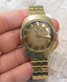 【送料無料】vintage waltham mens gp wristwatch with date window ~ 17jewels 11e7707