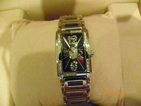 【送料無料】nib lizer royal woman ladies mom silver crystal watch holiday gift box