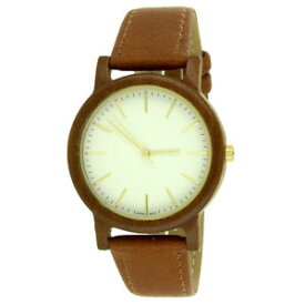 【送料無料】bamboo brown wood watch luxury quartz wristwatches analog womens brand