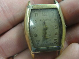 【送料無料】antique bulova wristwatch 15 jewels 10k rgp watch