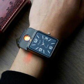 【送料無料】2017 military usb charging sports lighter watch mens casual quartz wristwatches
