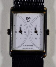 【送料無料】vintage dualtime ladies wristwatch bamp;w by breil 7j eta 202001 swiss