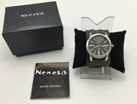 【送料無料】nemesis dfxb065kw womens roman series quartz stainless steel amp; leather watch