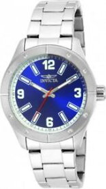 【送料無料】invicta specialty 17926 mens round analog blue and silver tone watch