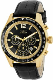 【送料無料】invicta specialty 17771 mens round chronograph date clear stone analog watch