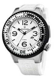 【送料無料】orologio uomo kienzle poseidon,cassa xl 52mm,150mt,bianco e nero,diver,man watch