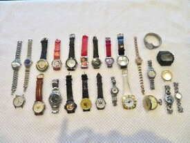 【送料無料】lot of 25 men amp; womens quartz wristwatches some working, some not 6