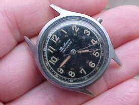【送料無料】vintage la marne parker amphibian mans wristwatch military type