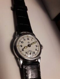 【送料無料】thiel ww2 military germany ddr icer watch, raro da revisionare