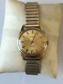 【送料無料】mens vintage rone 17 jewel incabloc gp watch fitted to expandable strap