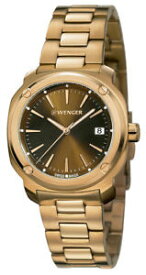 【送料無料】wenger women edge index quartz 100m gold tone stainless steel watch 011121105