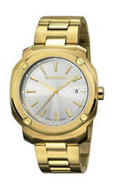 【送料無料】wenger mens edge index 100m gold tone stainless steel watch 011141116