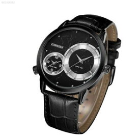 【送料無料】7517 fashion men male watch wristwatches quartz dual mandrel pu strap waterproof