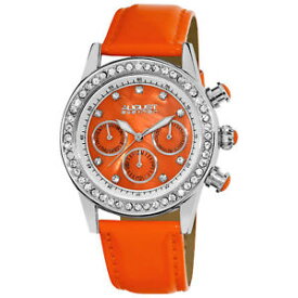 【送料無料】womens august steiner as8018or two time zone crystal bezel date strap watch