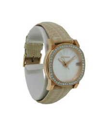 【送料無料】wittnauer crystal vn2003 womens roman numeral mother of pearl date analog watch