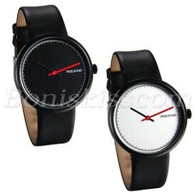 【送料無料】casual simple design mens fashion ultra thin leather quartz analog wrist watch