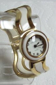 【送料無料】sharp ladies white enamel donna vivian watch