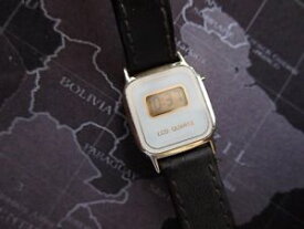 【送料無料】ladies vintage lcd watch running sold as is retro hong kong