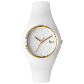 【送料無料】ice watch uhr iceglamwhitesmall iceglwess14 analog silikon wei