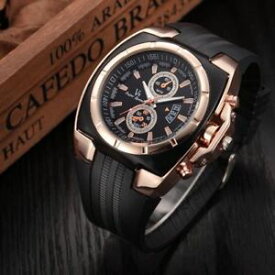 【送料無料】male watches thin silica hour date quartz leather sports wristwatch waterproof