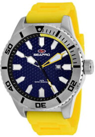 【送料無料】seapro mens brigade quartz 100m stainless steelyellow silicone watch sp1312