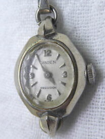 【送料無料】vintage womens gruen precision wristwatch 10k rgp bezel as found