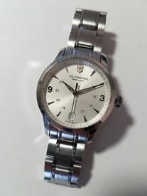 【送料無料】neues angebotvictorinox womens 241539 swiss army alliance stainless steel watch w date works