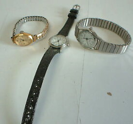 【送料無料】ladies wristwatches set of 3